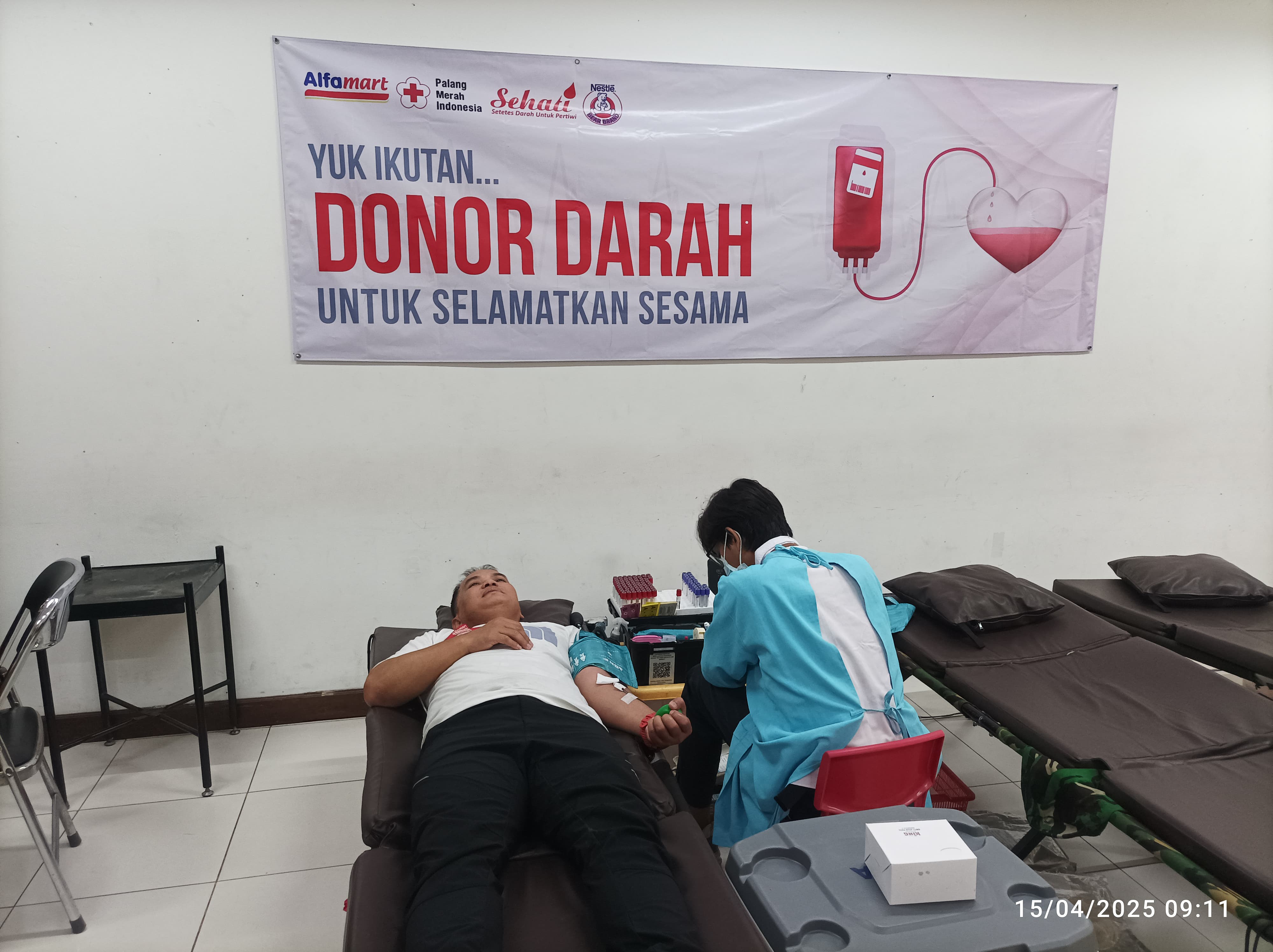 Donor Darah Rutin Alfamart Branch Bekasi